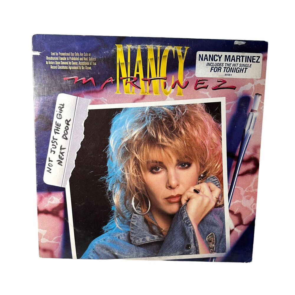 Nancy Martinez Not Just the Girl Next Door Vinyl Record 1986 A1 81720